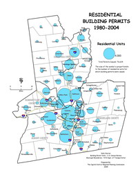 2004 Residential Building Permits Map